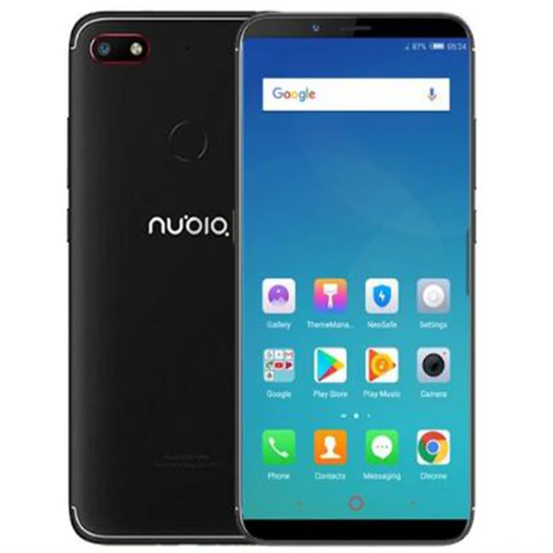 Оригинальный Nubia V18 4G 64G 6 01 дюймов 4000 мАч Snapdragon 625 мобильный телефон передний 8.0MP