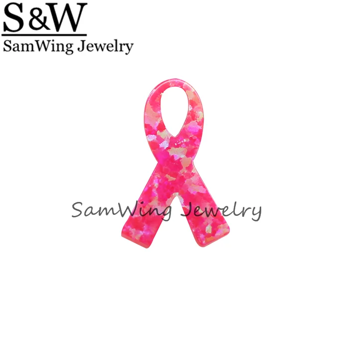 50 шт./лот оптовая продажа профилактический символ в виде ленты кулон 10*15 мм