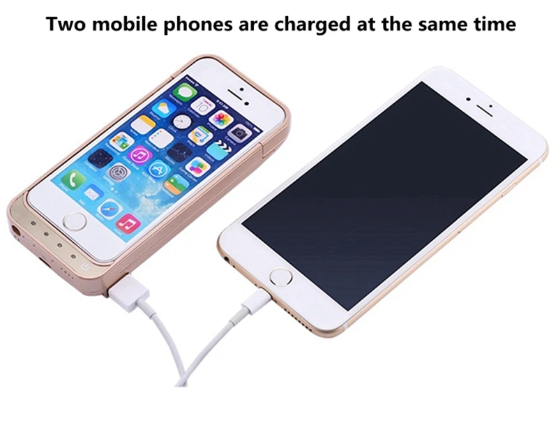 extpower 4200 mah smart back power pack bulding battery charger case for iphone 5 5s 5c se black battery charger case free global shipping