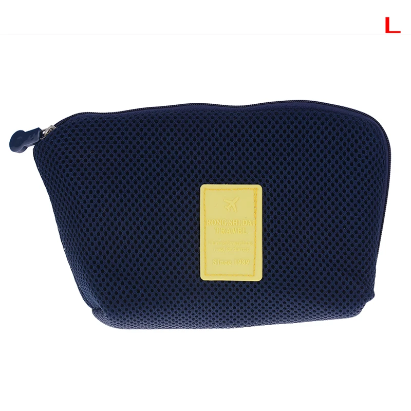 Blue Large Многофункциональная косметичка, косметичка для путешествий, косметичка, косметичка, чехол, органайзер, сумка для хранения, размер S/L - Цвет: Blue Large