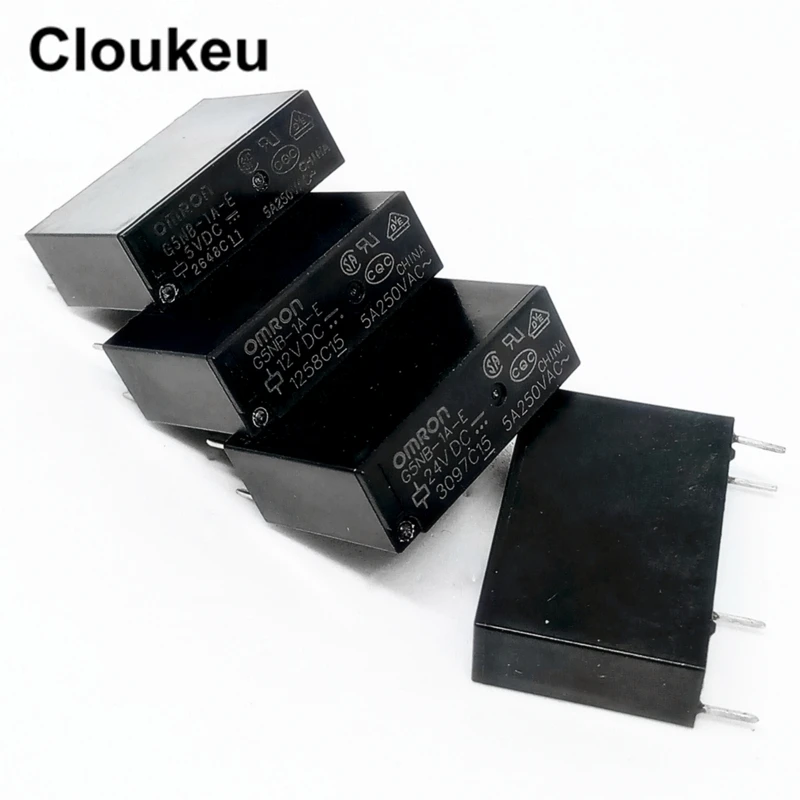 2 шт. реле DIP4 G5NB-1A-E-5VDC 12VDC 24VDC DC5V DC12V DC24V 5A
