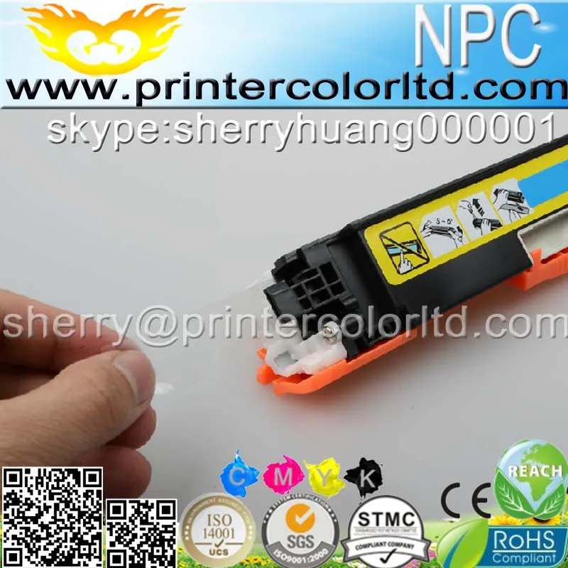 Совместимый цветной картридж CF350A CF351A CF352A CF353A 130A для принтера hp Color LaserJet Pro MFP M176n M176