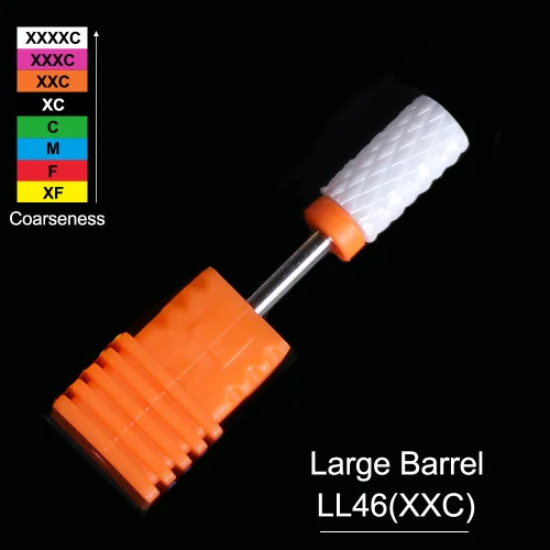 LL46 STZ, 1 шт., керамические сверла для ногтей, вращающиеся фрезы для маникюра, электрическая машинка для удаления УФ-геля, инструмент для педикюра, LL29-56 - Цвет: LL46