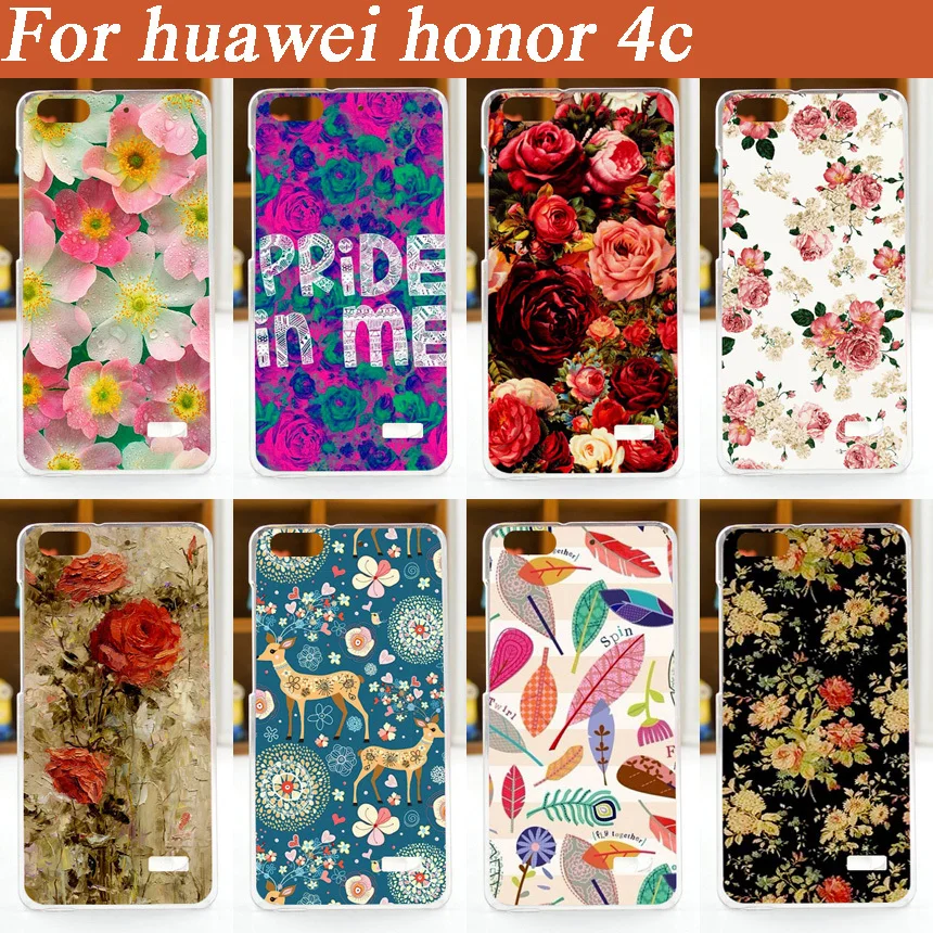 Новое поступление чехол с 3D рисунком для Huawei honor 4c жесткие чехлы задняя крышка DIY