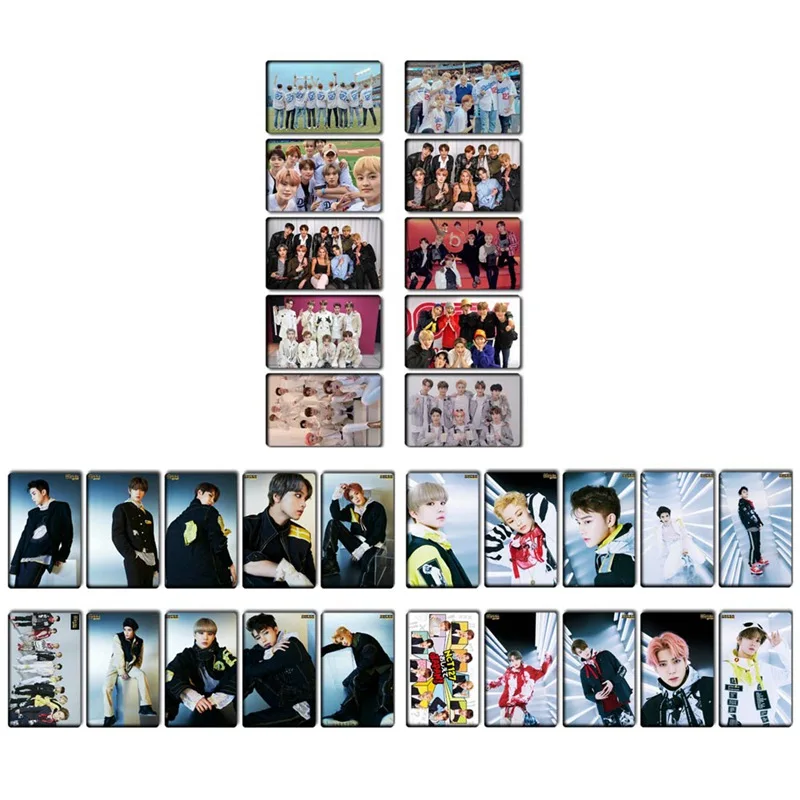 KPOP NCT127 мы суперхума альбом Фотокарта фото карта ПВХ хрустальные наклейки для автобусных студенческих карт