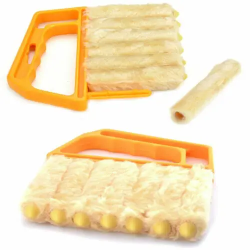 

Microfibre Venetian Blind Brush Window Air Conditioner Duster Dirt Clean Cleaner