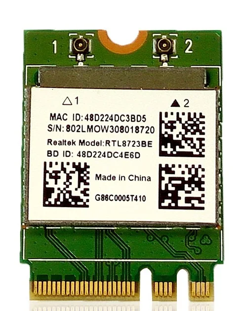Новинка для Realtek RTL8723BE 802.11bgn 300 Мбит/с беспроводная карта NGFF Wi-Fi Bluetooth-Совместимость