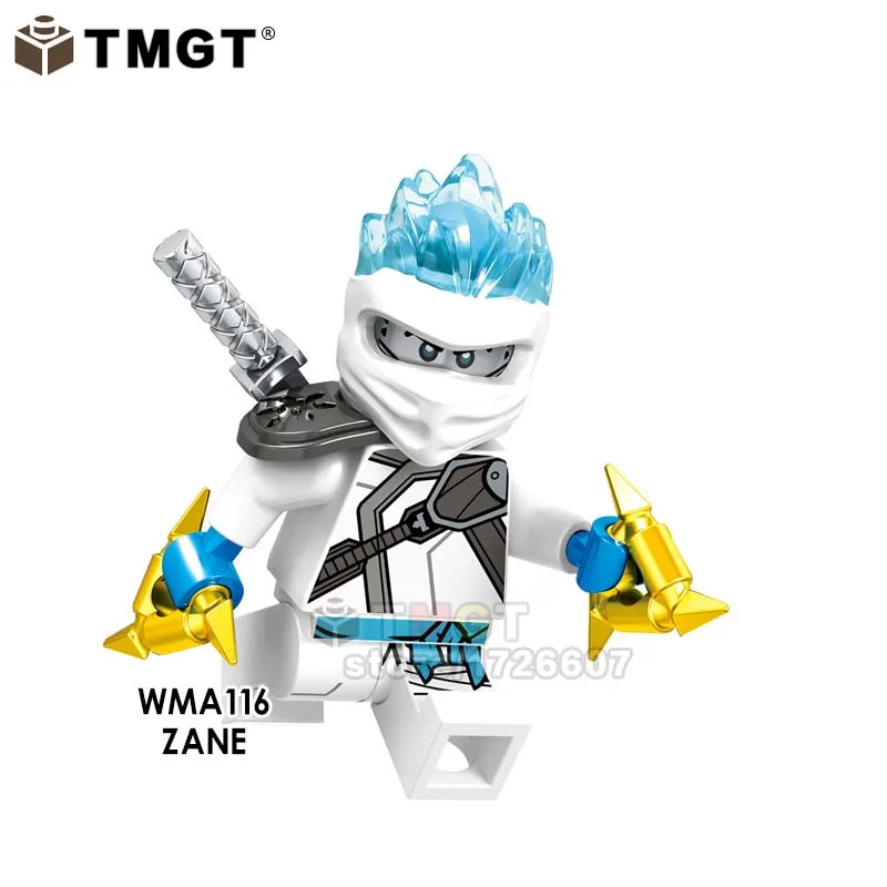 Кубики Akita Ninja COLE ZANE JAY KAI NAY коричневый PYRO змея предок GA115-122 GA123-130 строительные блоки игрушки подарки для детей