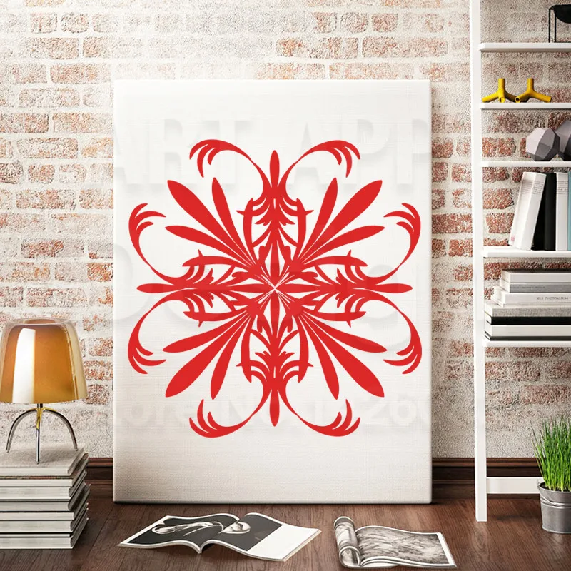 Художественный новый дизайн виниловый домашний декор Креативный цветочный