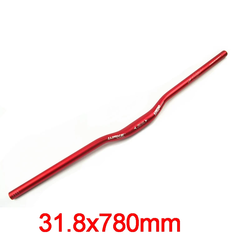 RED WAKE DH, руль для горного велосипеда, 31,8*780 мм, ультра длинный руль из алюминиевого сплава, руль для горного велосипеда, запчасти для горного велосипеда - Цвет: RED