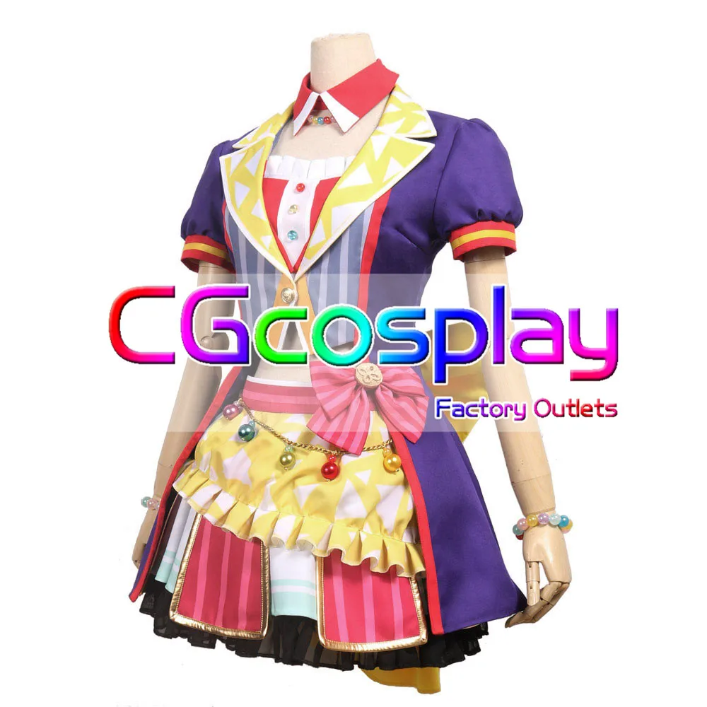 CGCOS Express BanG Dream! Hello HappyWorld 2nd один Kokoro Tsurumaki форма аниме игры Косплэй Хэллоуина| |