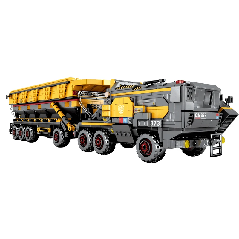 Technic Movie The wanding Earth 1535 шт. CN373 Cargotruck-Iron OreTruck 6 фигурок Кирпичи Строительные блоки игрушки Совместимые наборы