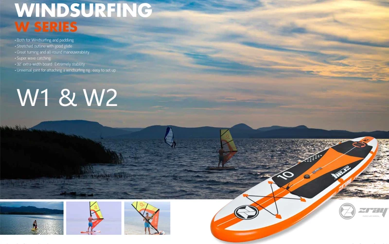Парусная доска SUP 305*76*15 м Z RAY W1 стабильная надувная стоячая весло доска для серфинга каяк Спортивная лодка бодиборд весло виндsail