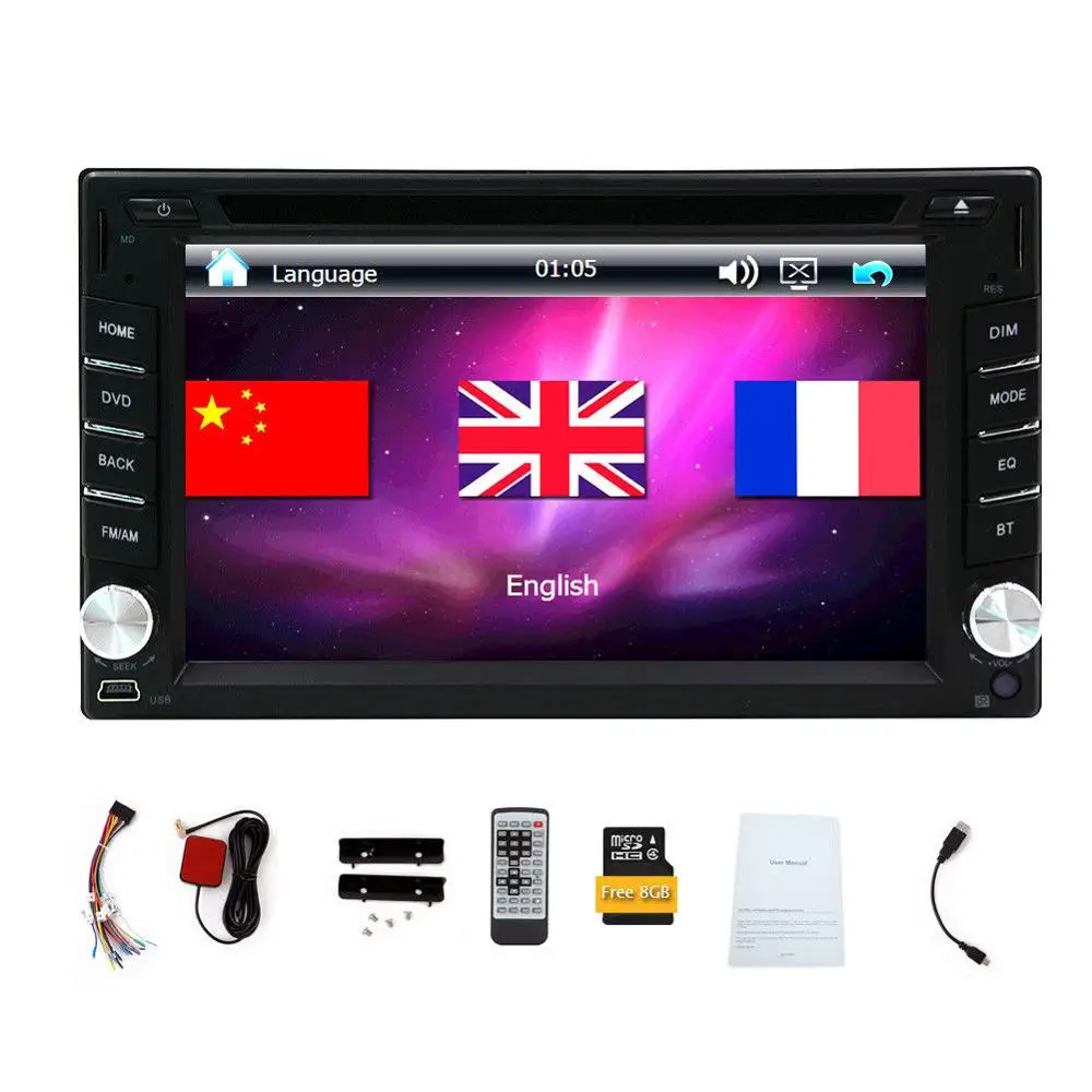 HD gps Navi Автомобильный DVD стерео 3D карта головное устройство автомобильного