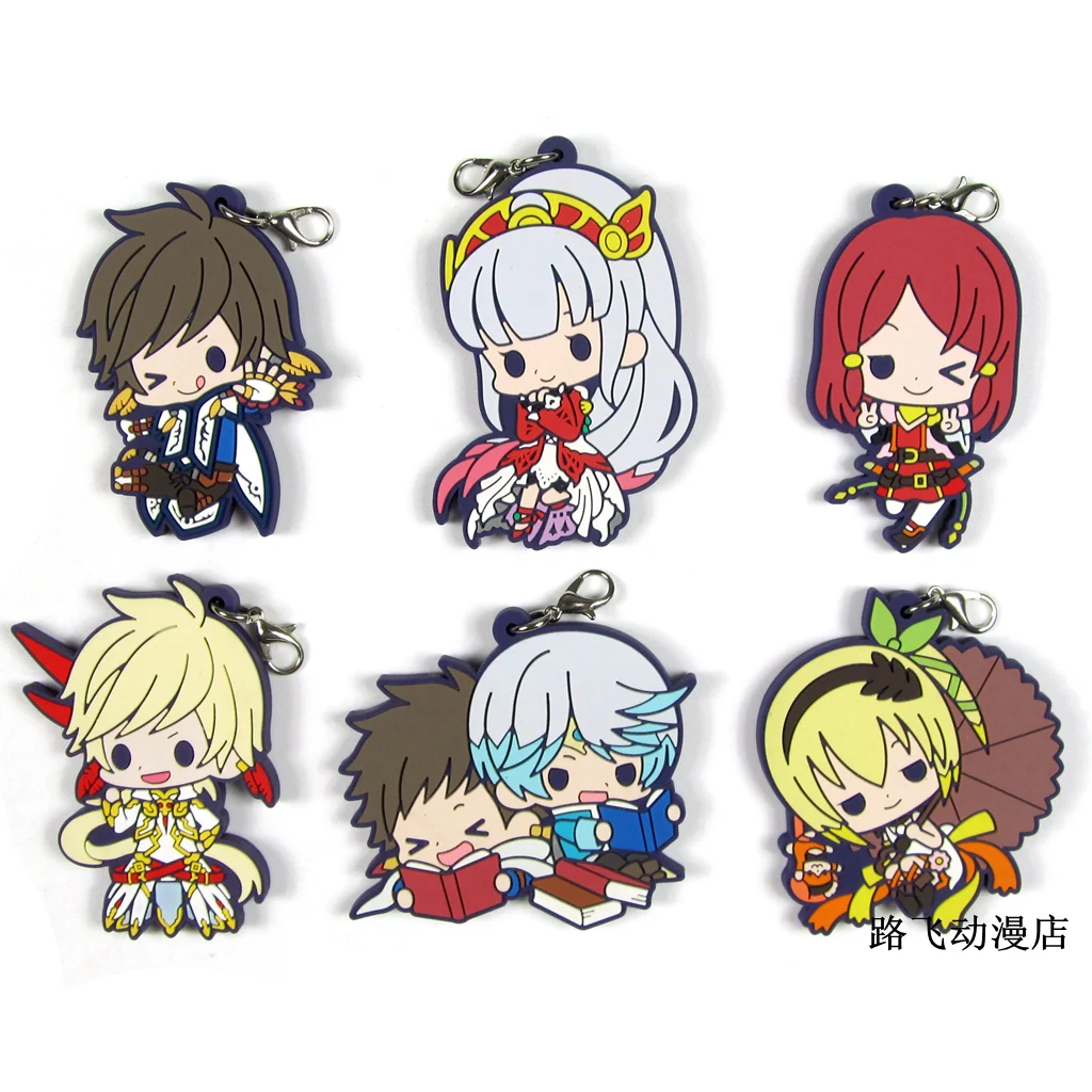 Tales of Zestiria Sorey розовое Алиса Diphda Mikleo Эдна Лайла фигурку аниме модель резиновый
