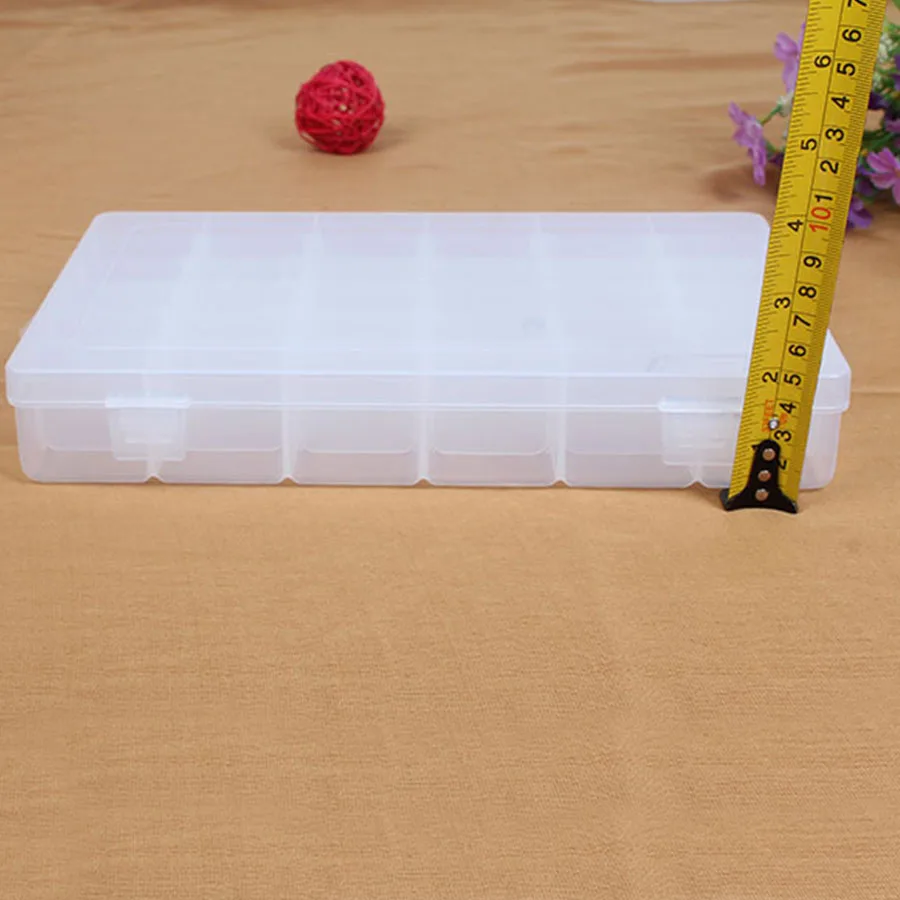 Прозрачная коробка для инструментов пластиковая хранения съемный дизайн