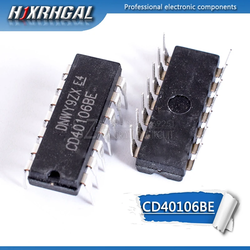 10 шт. CD40106BE DIP14 CD40106 DIP 40106