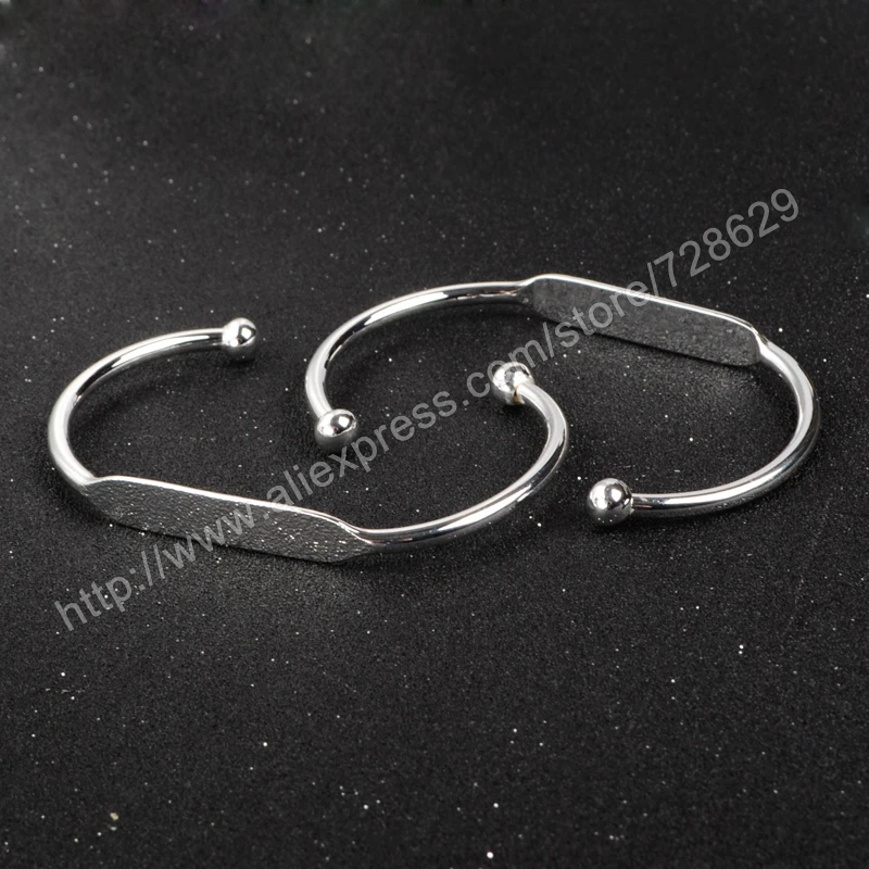 BOROSA золотистый/серебристый медный холостые настройки браслета золотой плоский