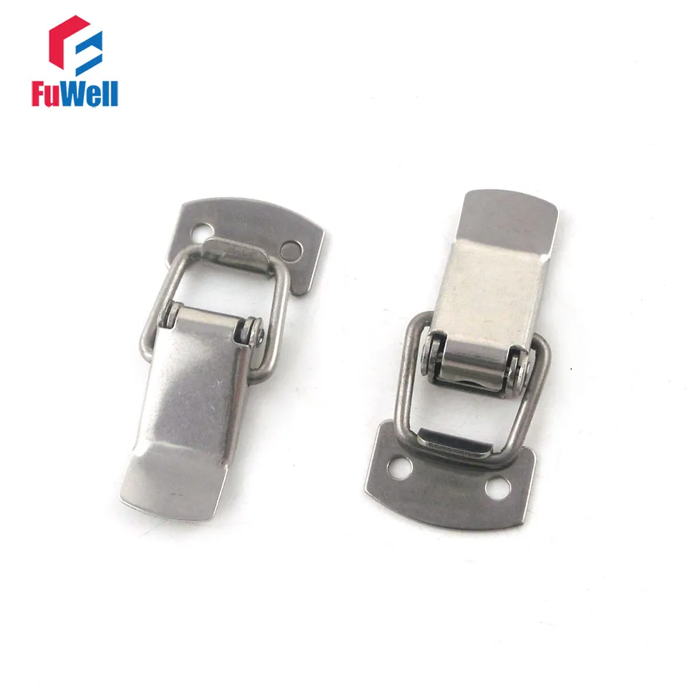 

20pcs R007 Metal Toggle Latch 38mm Length Iron Cabinet Box Buckle Spring Loaded Toggle Latch Hasp