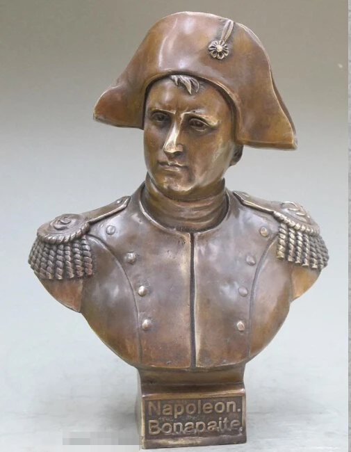 12 &quotЗападная ХУДОЖЕСТВЕННАЯ бронзовая скульптура Наполеон Бонапарт статуя