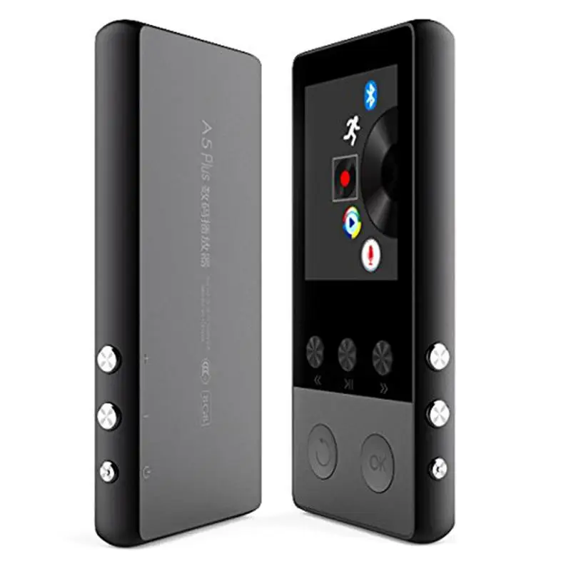 Новинка, металлический Bluetooth MP4 плеер 8 ГБ, экран 1,8 дюйма, воспроизведение 50 часов с fm-радио, электронная книга, аудио, видео плеер, портативный Walkman