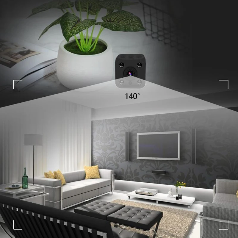MEICHUN Беспроводная мини Wifi камера 1080 P ночного видения Домашняя безопасность ip