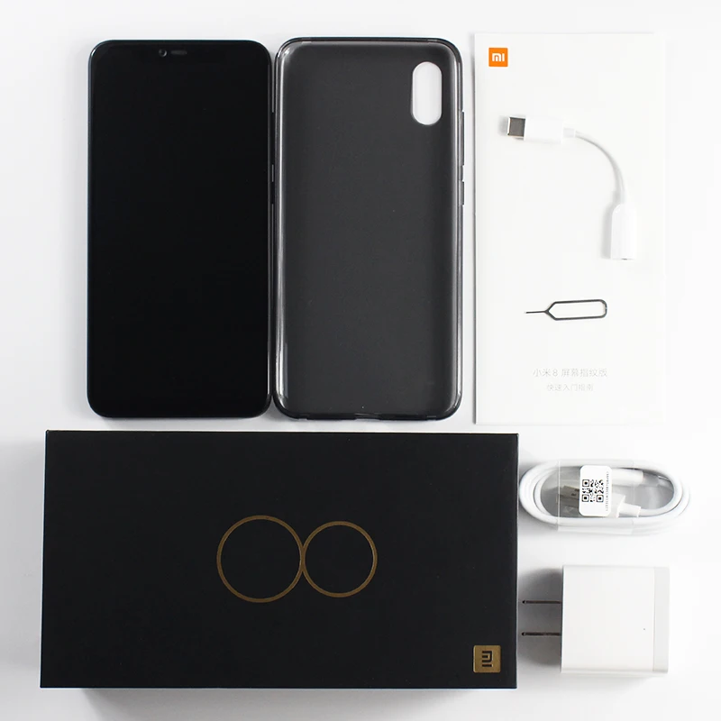 Бесплатная Наушники Xiaomi Mi 8 6 ГБ 128 в дисплей отпечатков пальцев Edition мобильный