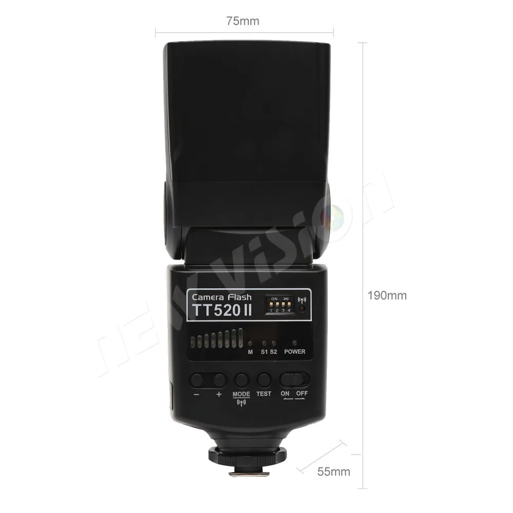 Вспышка Godox Thinklite TT520II со встроенным беспроводным сигналом 433 МГц для Nikon Canon Pentax
