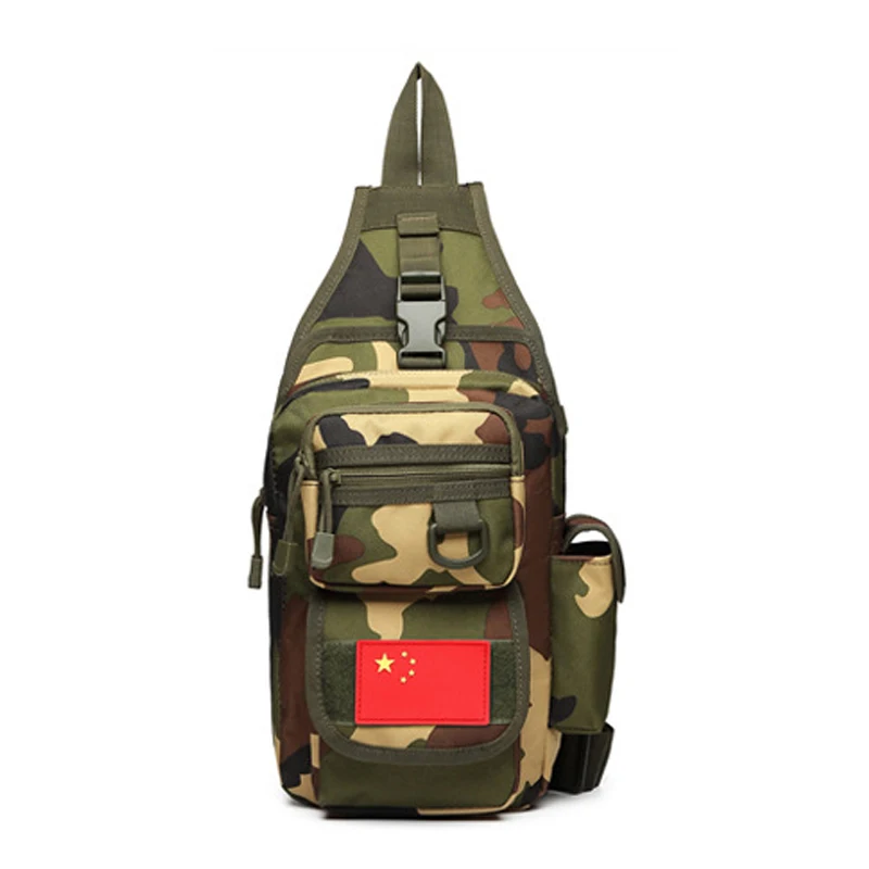 Jungle Camo Многофункциональная военная сумка на плечо, тактический рюкзак на груди, армейский рюкзак, камуфляжные сумки для верховой езды, спортивная сумка На открытом воздухе XA761WA - Цвет: Jungle Camo