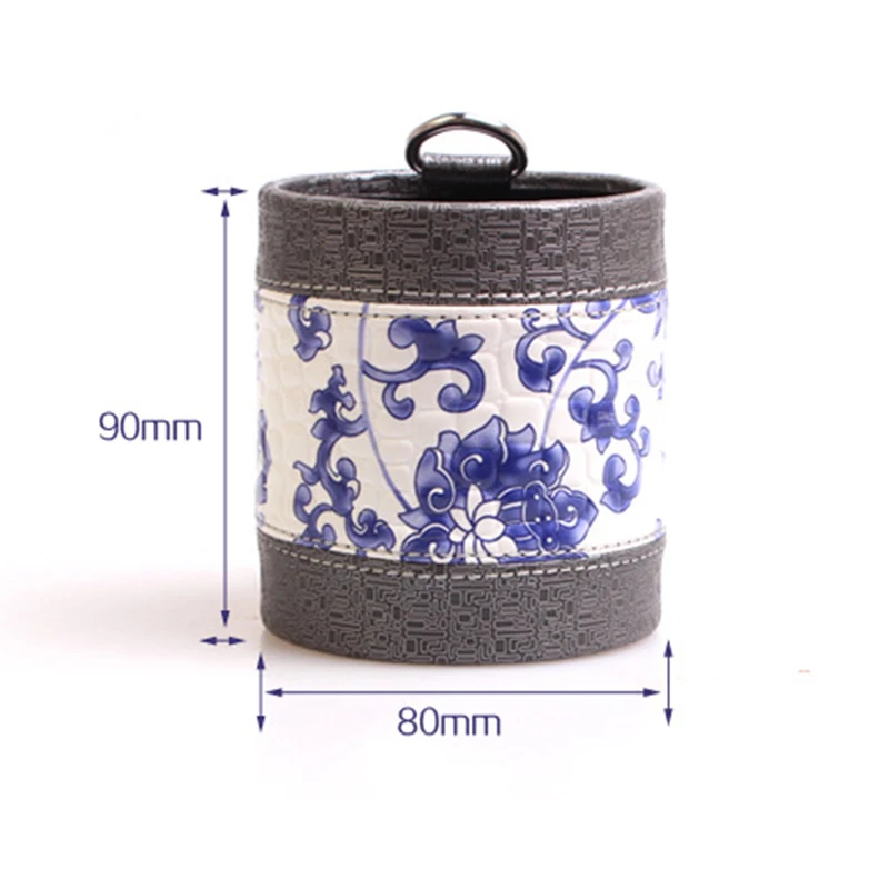 1 шт. сумка для хранения на автомобильном выходе синяя и белая фарфоровая кожа