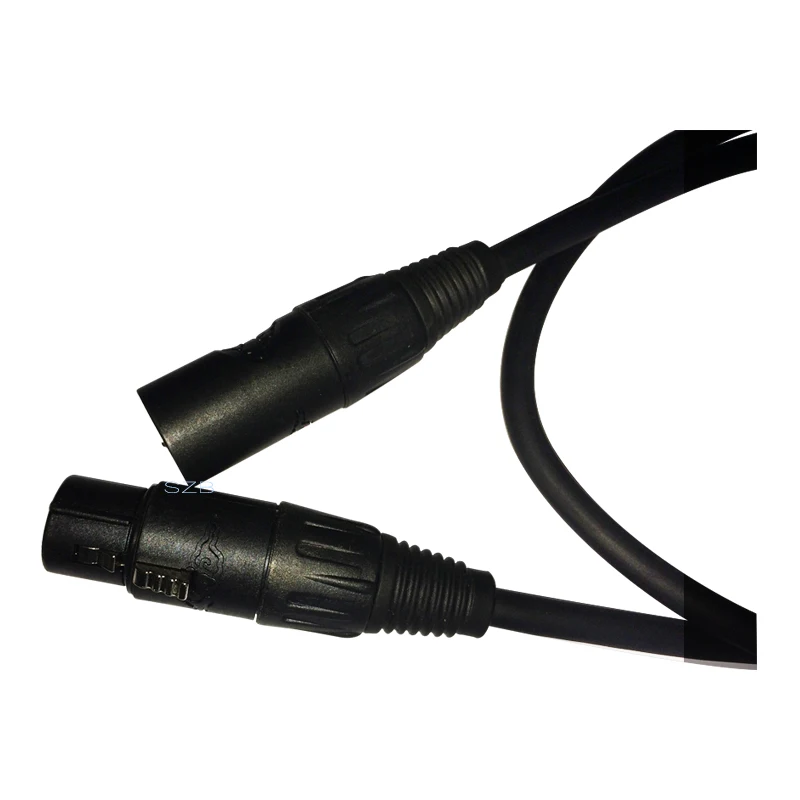 1 метр Длина 3-pin DMX вход и выход подключение сигнала DMX кабель 3.5ft XLR для сцены движущаяся головка Fogger 20 шт./лот/SZB-AC008