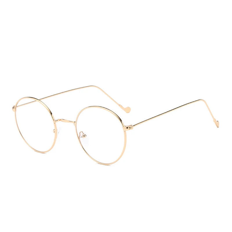 gold myopia 2.5 Iboode, новинка, Ретро стиль, металлическая круглая оправа, очки для близорукости, для женщин и мужчин, короткие, с прозрачными линзами, для студентов, очки с градусом-0,5 до-4,0 - Цвет оправы: gold myopia 2.5