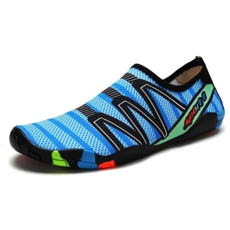 Light Blue Мужские кроссовки для бега, мужские кроссовки для ходьбы, для бега, для отслеживания работы, мужские кроссовки, спортивная обувь для спортзала, легкая воздушная плоская вязанная обувь - Цвет: Light Blue
