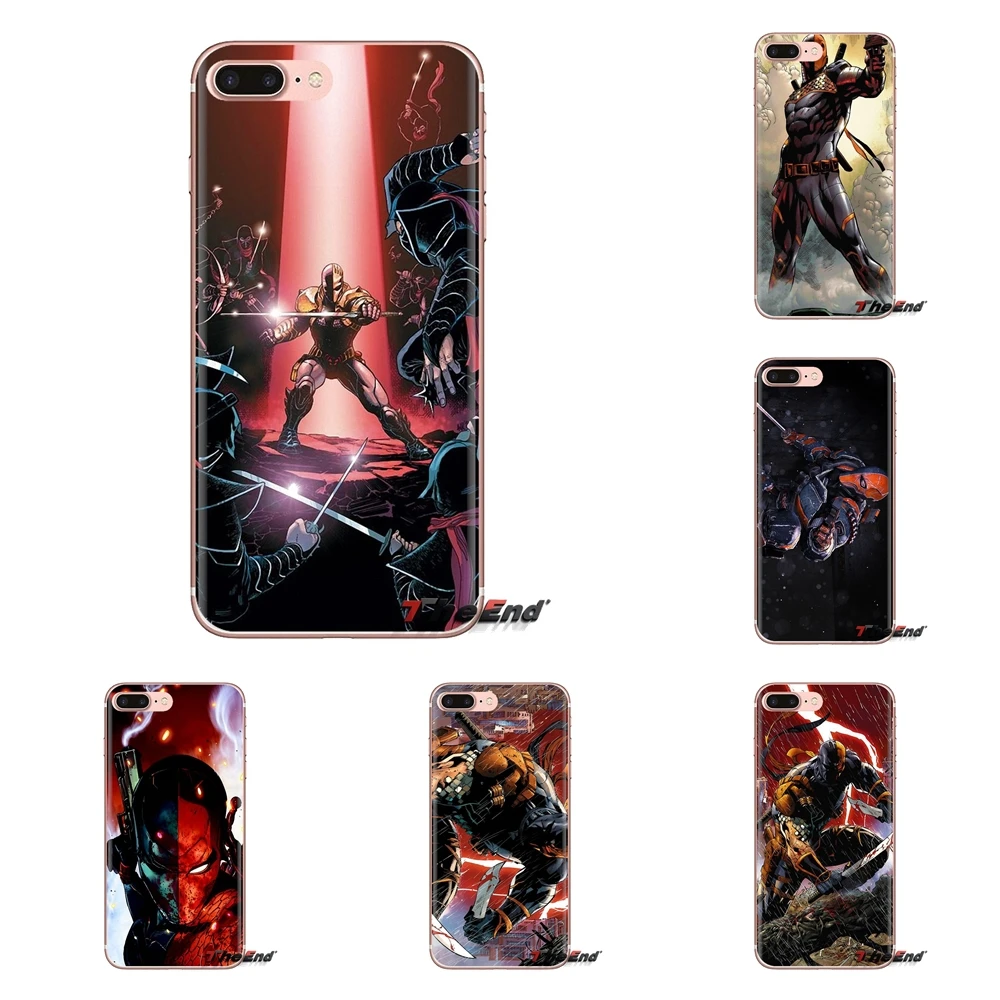 Deathstroke Terminator Slade Joseph For Sony Xperia Z Z1 Z2 Z3 Z5 compact M2 M4 M5 C4 E3 T3 XA Huawei Mate 7 8 Y3II TPU Bag Case |