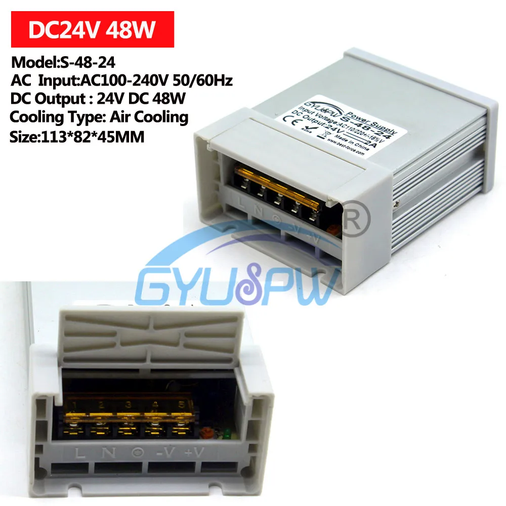 Непромокаемые Трансформаторы освещения DC12V DC24V 48 Вт 60 Вт 72 Вт 100 Вт 120 Вт 150 Вт 180 Вт 200 Вт 250 Вт 300 Вт 350 Вт 360 Вт 400 Вт 12 В 24 в источник питания