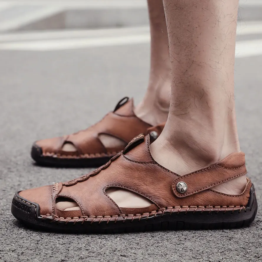 Мужские сандалии из микрофибры; Zapatos; мужские часы; мужские сандалии; Летние противоскользящие мужские туфли; мужские пляжные сандалии; большие размеры 48