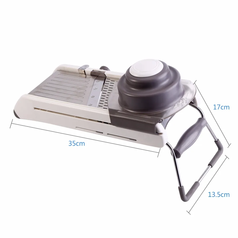 Овощерезка резак для овощей с регулируемым 4 Вид толщины Нержавеющая сталь