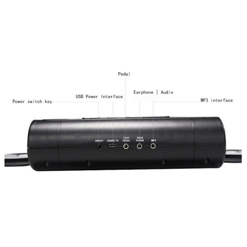 SEWS-портативный джазовый барабан складной цифровой двойной динамик стерео