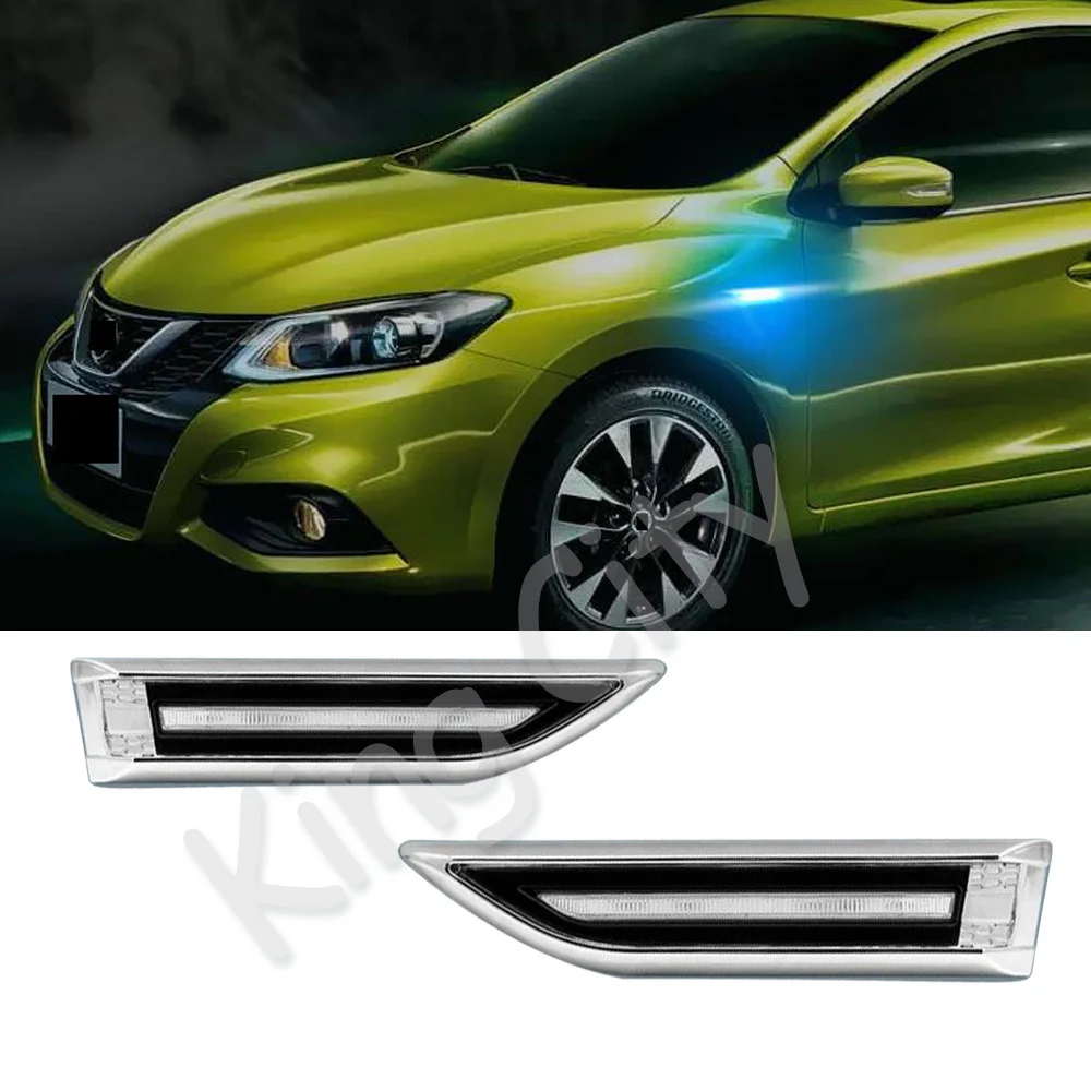 CAPQX 2 шт. для Nissan Tiida Sylphy Livina SUNNY I NV200 светодиодный индикатор указателя поворота