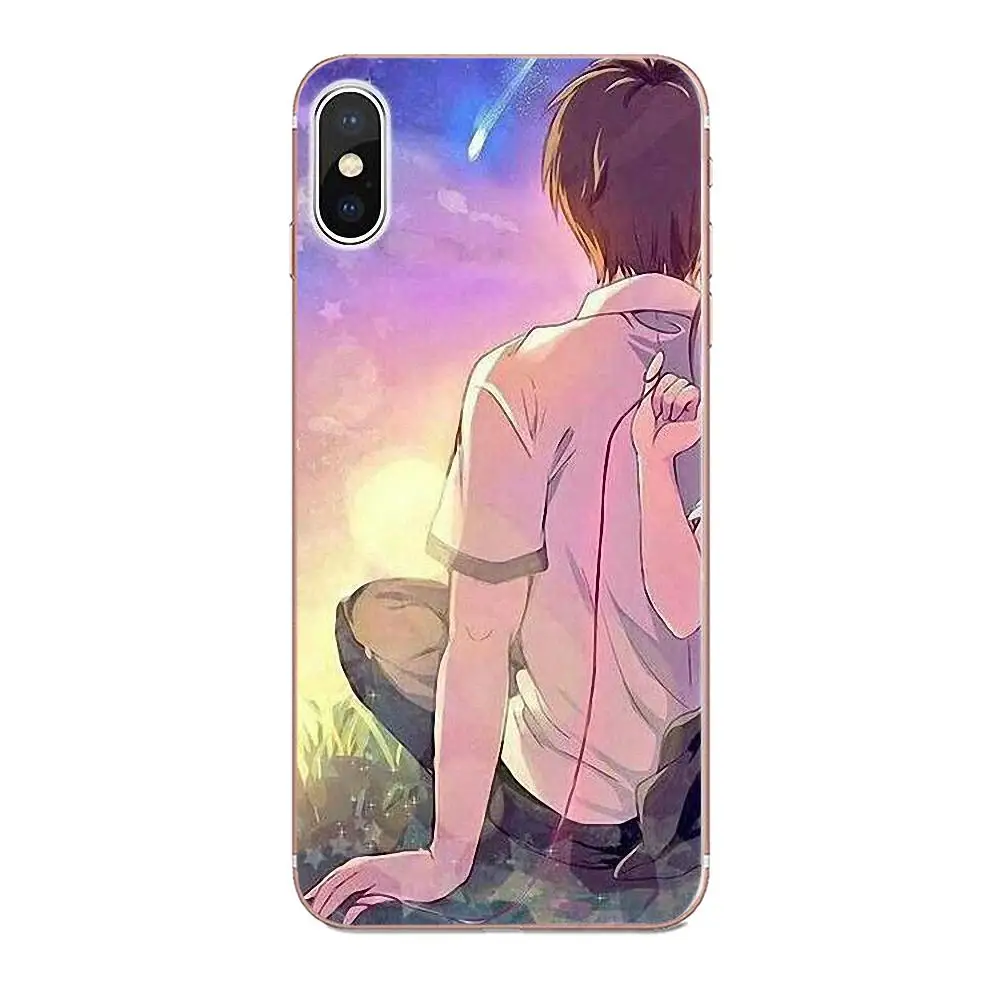 Аниме ваше имя мягкий чехол с рисунком для Galaxy A3 A5 A7 On5 On7 2015 2016 2017 Grand Alpha G850 Core2 Prime S2