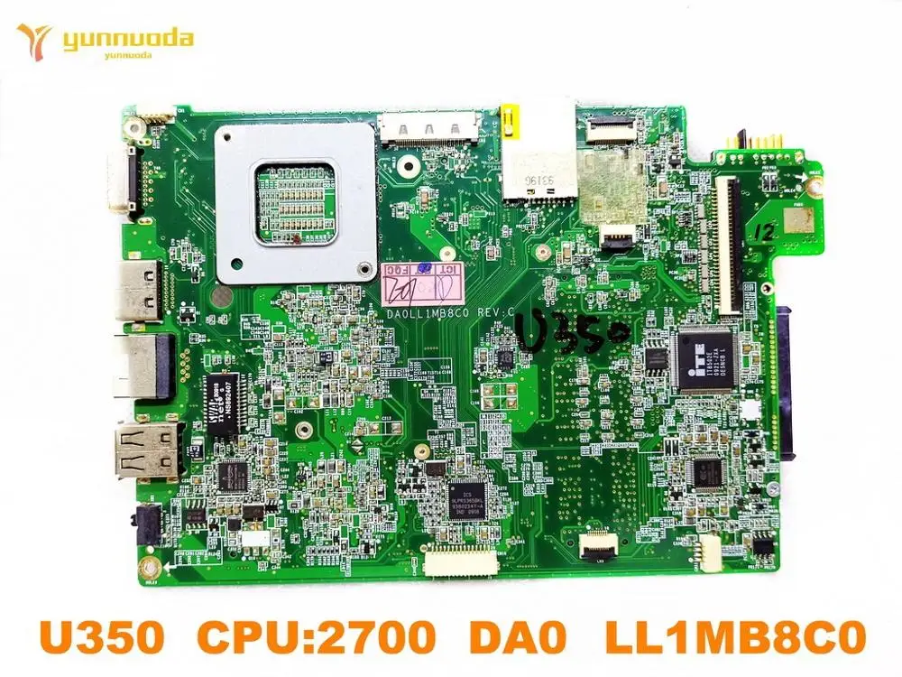Оригинальная материнская плата для ноутбука Lenovo U350 CPU2700 DA0LL1MB8C0 протестирована