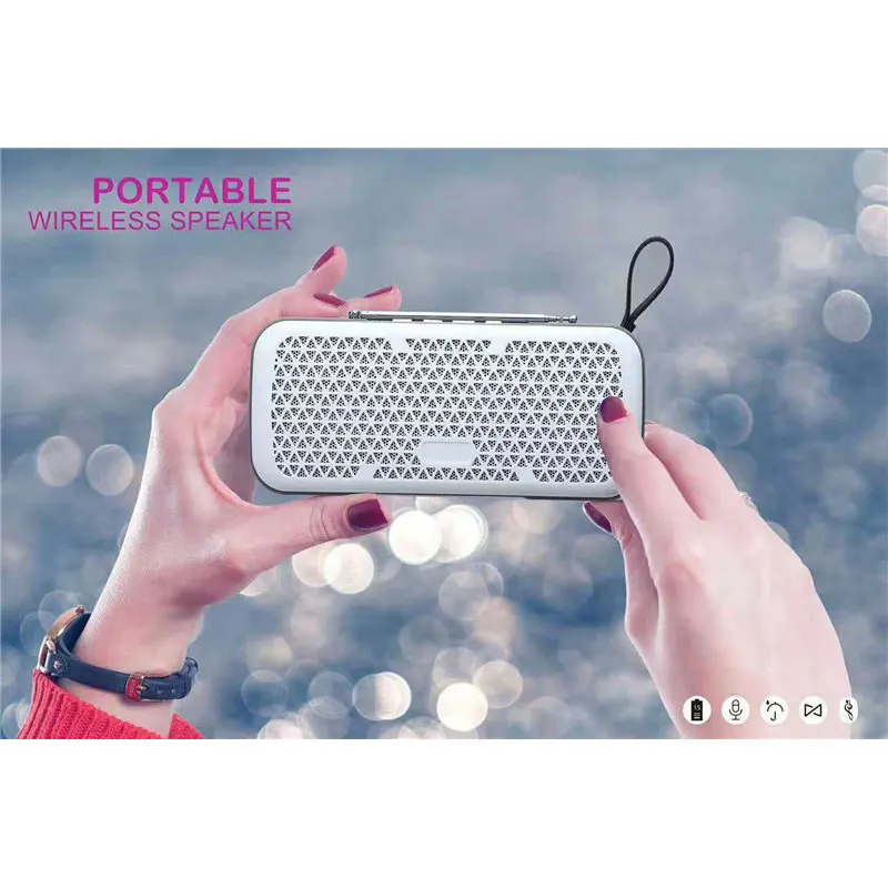Новая портативная Bluetooth колонка с поддержкой FM радио и TF карты|Портативные