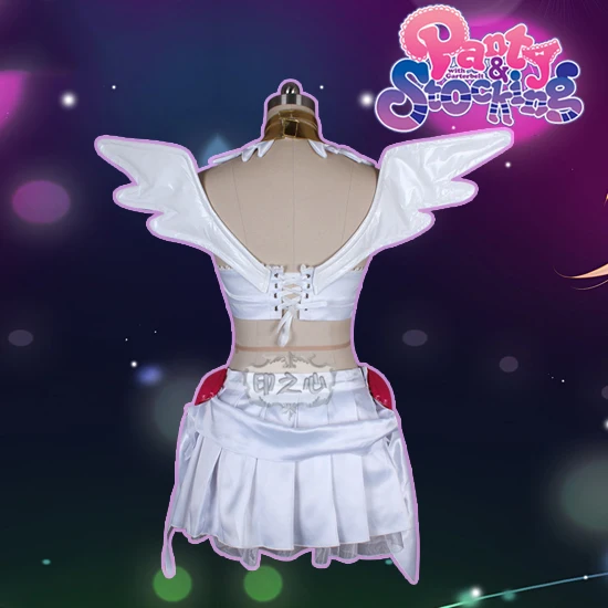 Аниме! Соблазнительный костюм ангела-трансформера красивая форма для косплея
