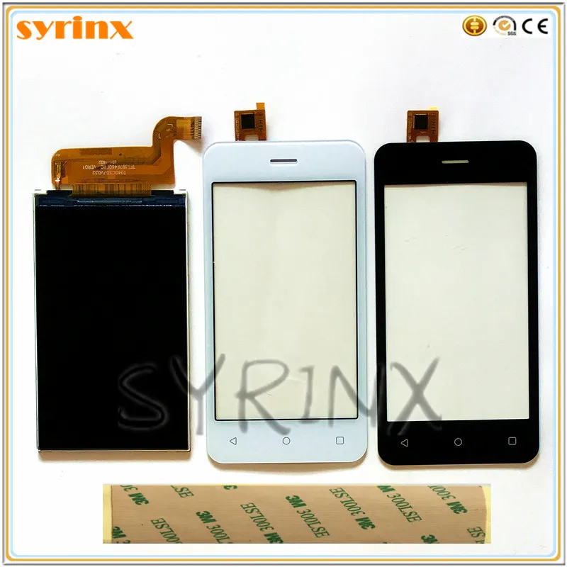 SYRINX 4 0 дюймовый сенсорный экран для Fly FS406 FS 406 ЖК дисплей дигитайзер Переднее