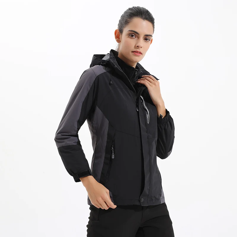 Женские ветровки для альпинизма и туризма водонепроницаемая теплая зимняя