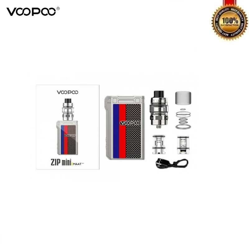 Оригинальный мини комплект VOOPOO ALPHA Zip 120 Вт электронные сигареты 4400 мАч бокс на