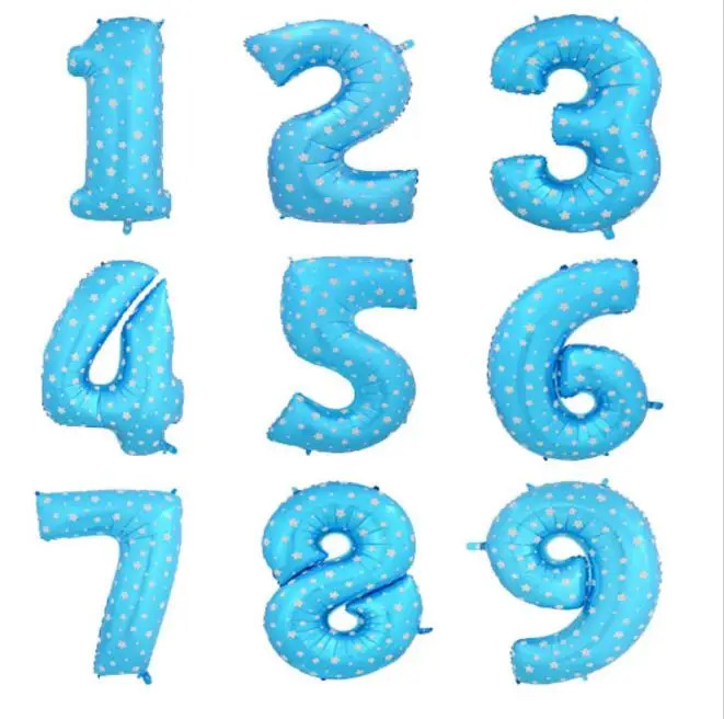 Горячая Распродажа воздушные шары в виде цифр среднего размера 30 дюймов