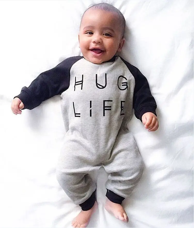 Новинка 2017 летний весенний детский комбинезон хлопковый серый костюм для