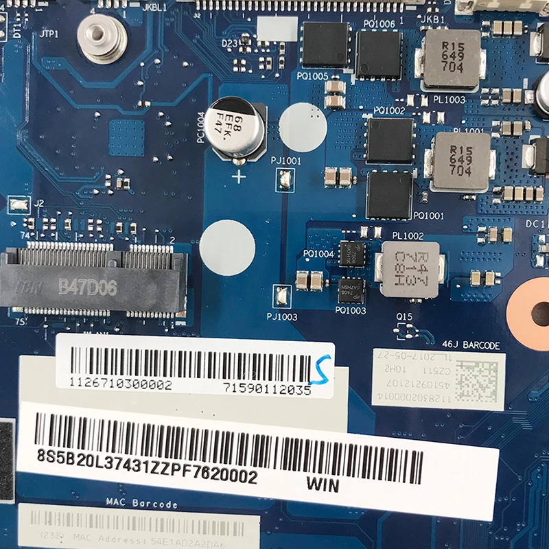 Материнская плата для ноутбука Lenovo IdeaPad 310 15ISK 510 I3 6100U 4G RAM 5B20L37431