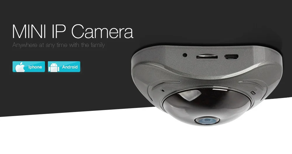 960P 3D VR Wi-Fi камера 360 градусов панорамная ip-камера 1.3MP рыбий глаз беспроводная Wifi смарт-камера TF слот для карты IR 10M мини IP Cam
